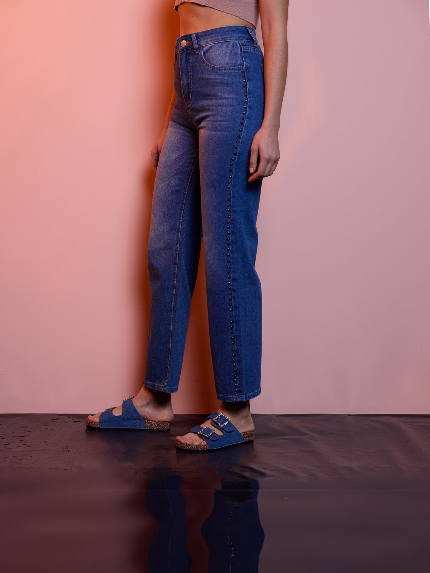 Pantalón Vaquero Tachuelas SMF