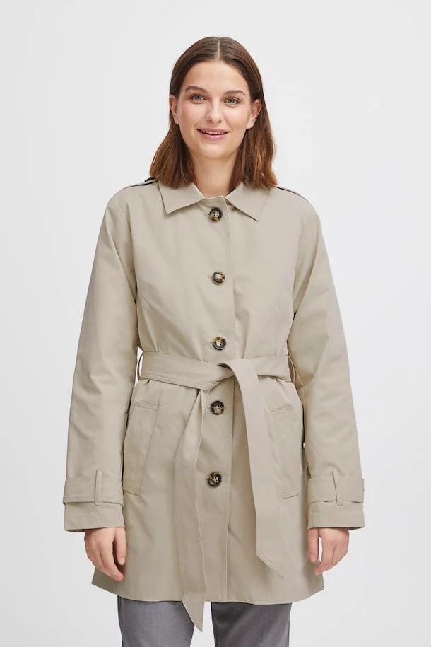 Gabardina beige BYAMONA BYOUNG