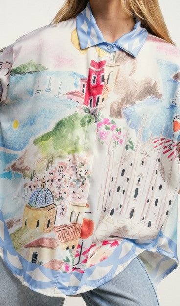 Camisa larga con estampado alegre y muy original. también puedes llevarla abierta y utilizarla como una sobrecamisa.

Composición: 100% Poliéster.

Se recomienda lavar a mano o en lavadora hasta 30º. No usar lejía, planchar suavemente del revés hasta 110º y no usar secadora.