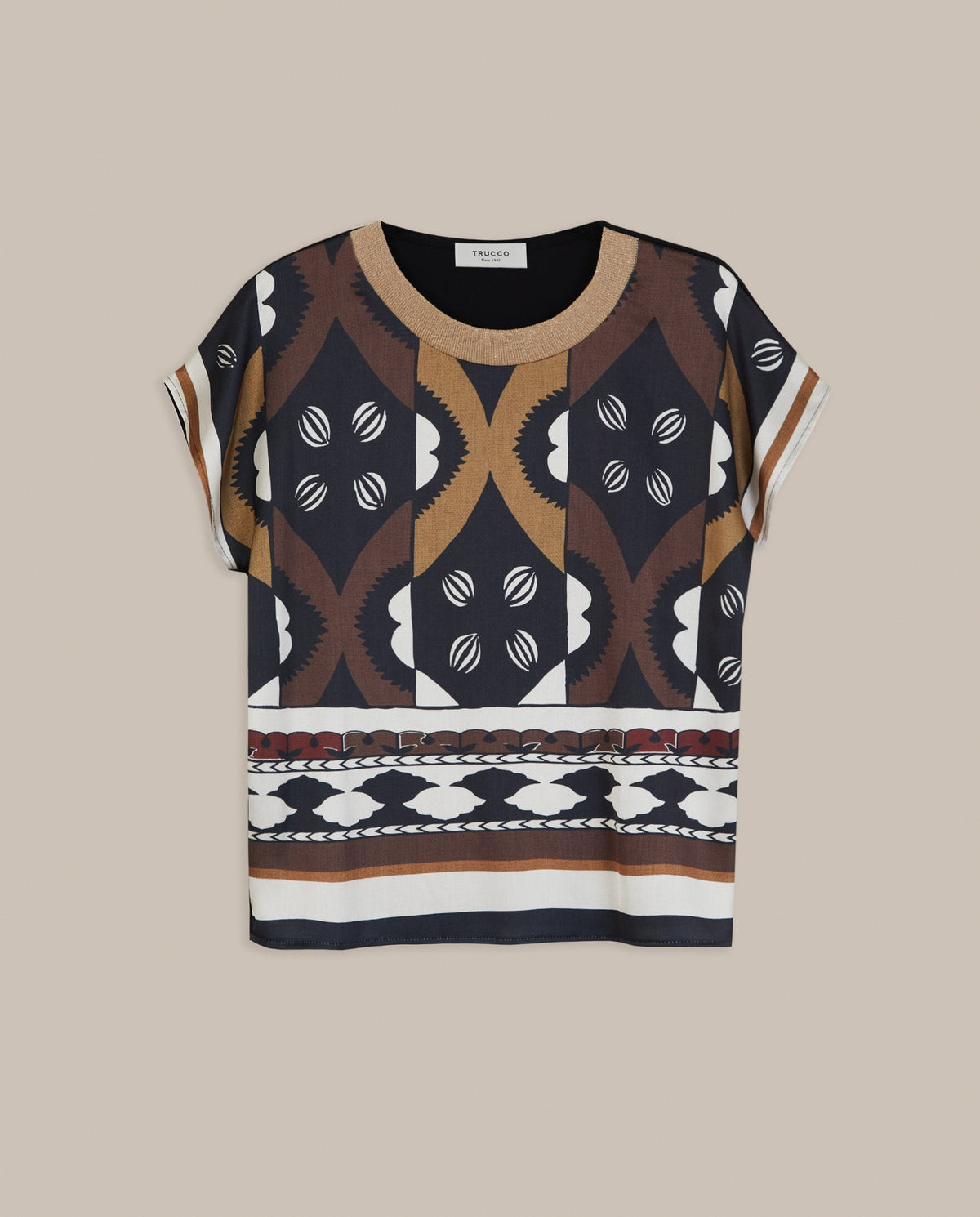 Camiseta Estampado Geométrico TRUCCO