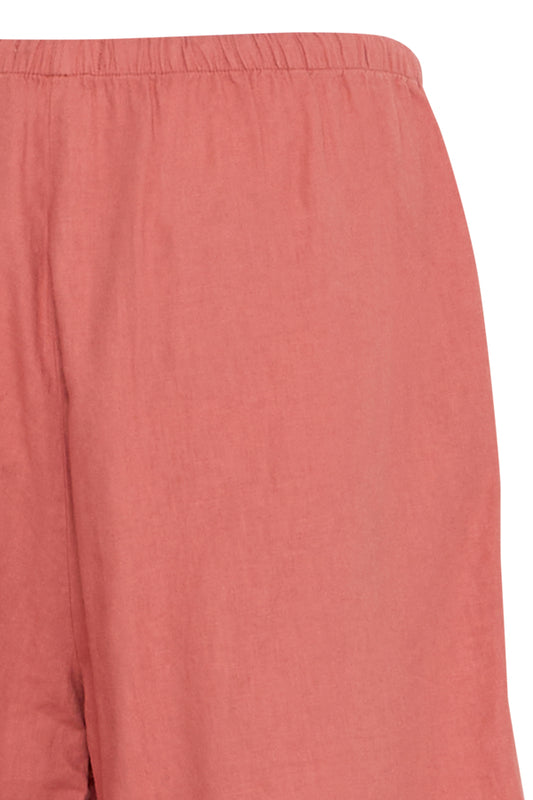 Pantalón ancho estampado con bolsillos y goma en cintura.

Composición: 55% Lino y 45% Viscosa,

Se recomienda lavar a mano o en lavadora hasta 30º. No usar lejía, planchar suavemente del revés hasta 110º y no usar secadora.