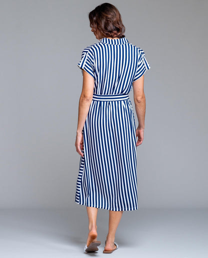 Vestido rayas abierto SEÑORETTA