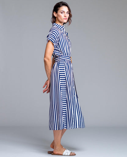 Vestido rayas abierto SEÑORETTA