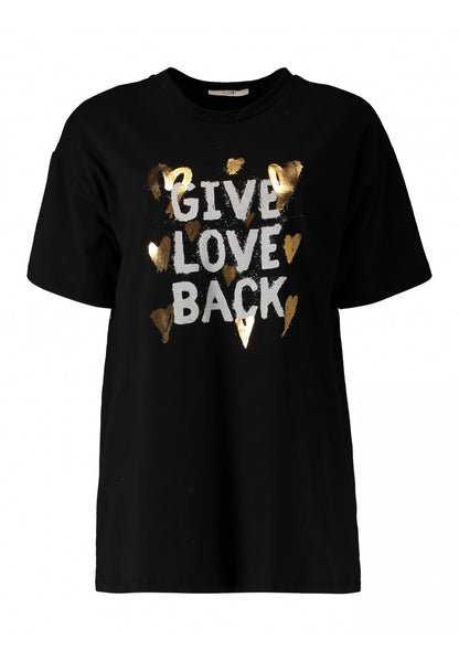Camiseta Love Dorado Hailys