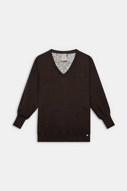 Jersey con espalda a contraste ANEKKE