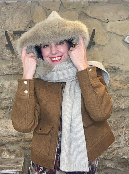 BALACLAVA BUFANDA CON PELO