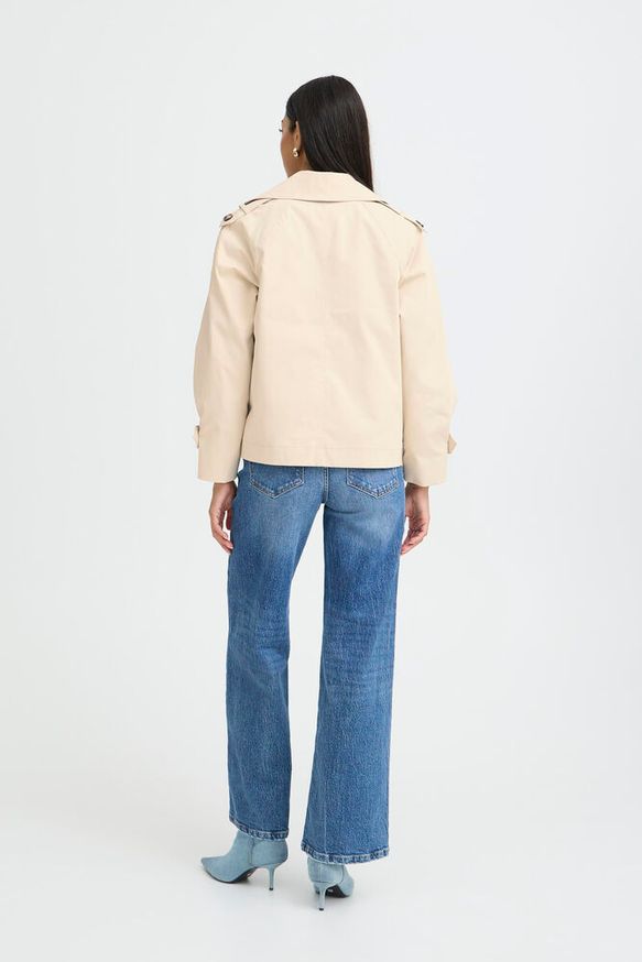 Abrigo Gabardina corta primavera