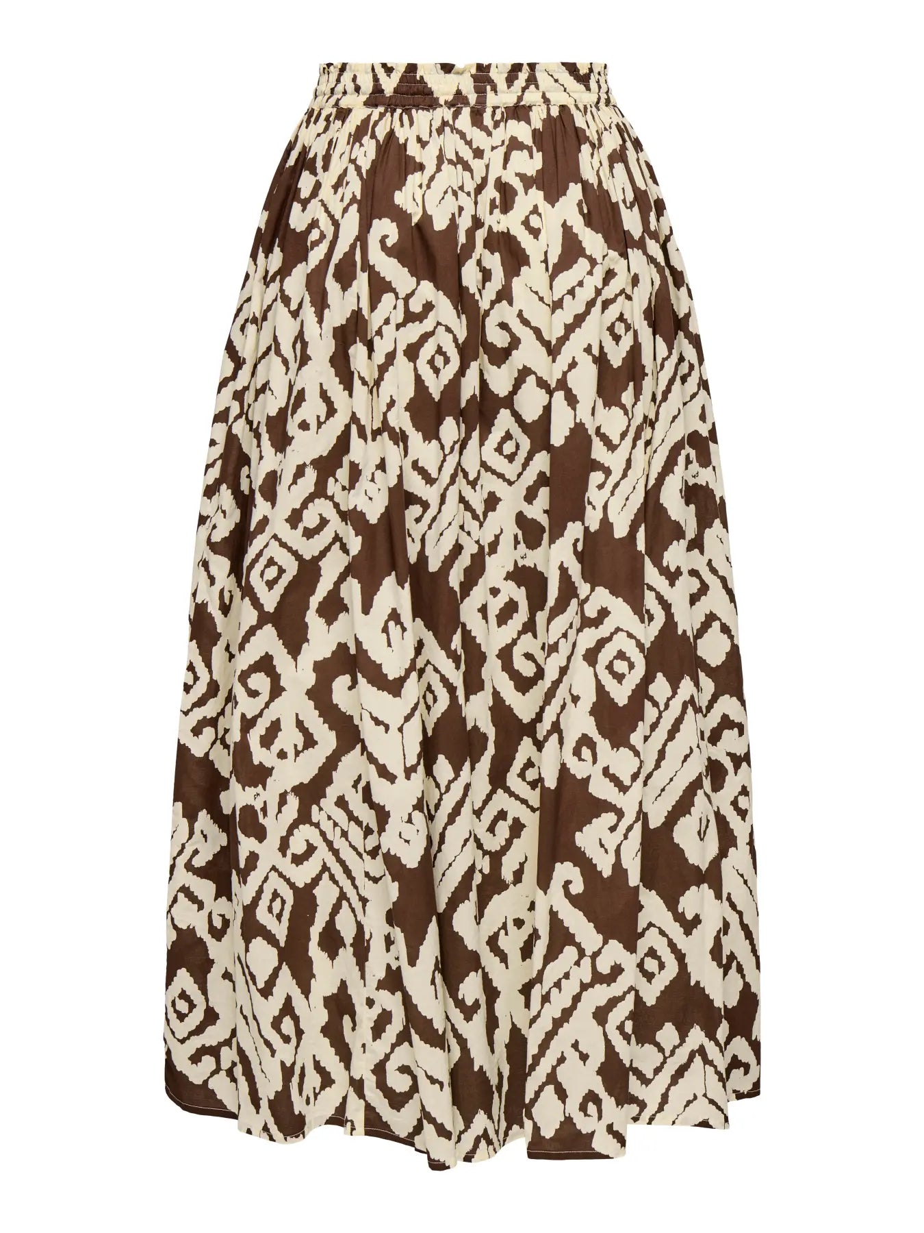 Falda con goma en cintura y cordón ajustable.

Composición: 100% Algodón.

Se recomienda lavar a mano o en lavadora hasta 30º. No usar lejía, planchar suavemente del revés hasta 110º y no usar secadora.