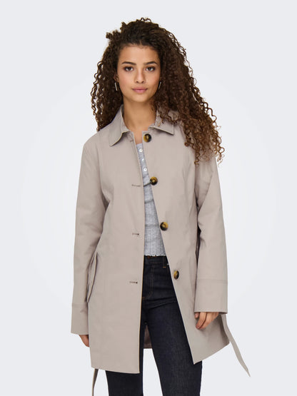 Gabardina beige JDY ISADORA