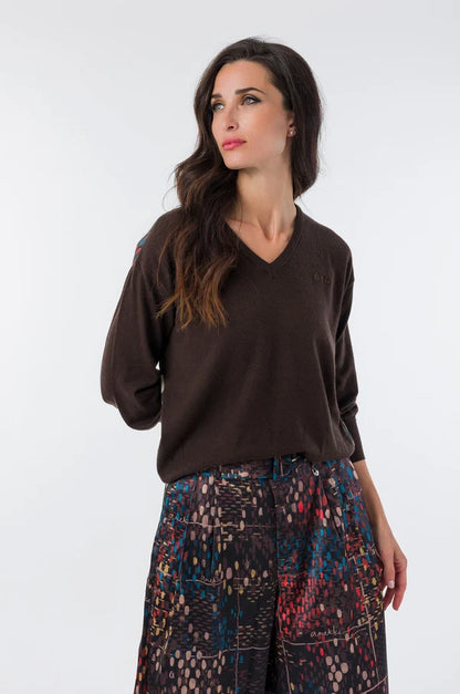 Jersey con espalda a contraste ANEKKE