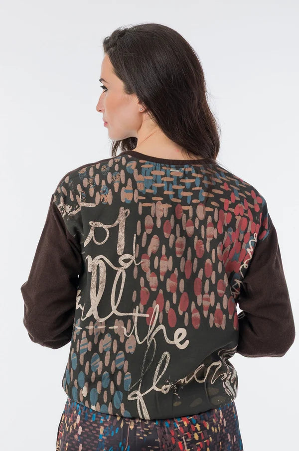 Jersey con espalda a contraste ANEKKE