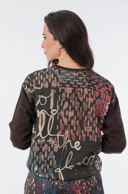 Jersey con espalda a contraste ANEKKE