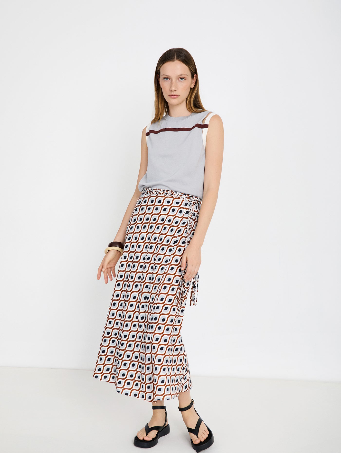 Falda Estampado Retro SKATIE