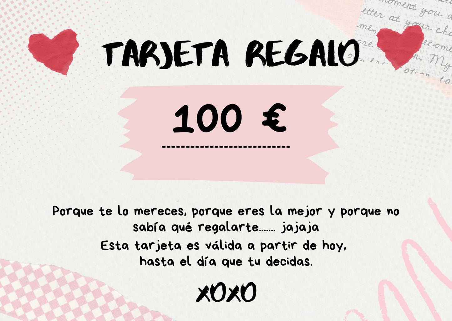 TARJETA REGALO SAN VALENTÍN