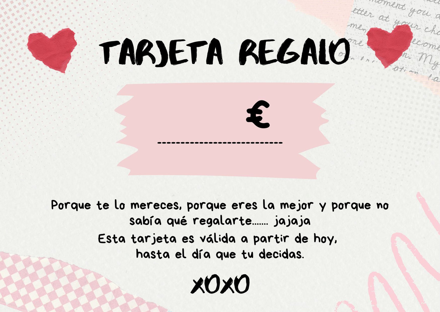 TARJETA REGALO SAN VALENTÍN