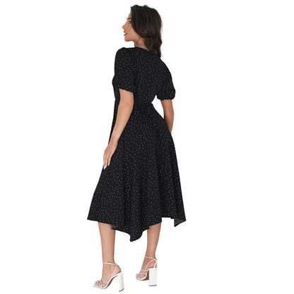Vestido Midi Negro de Lunares MARNI BRAVE SOUL