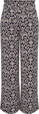 Pantalón ancho estampado con bolsillos y goma en cintura. Muy .cómodo. No necesita plancha

Composición: 100% Poliéster.

Se recomienda lavar a mano o en lavadora hasta 30º. No usar lejía, planchar suavemente del revés hasta 110º y no usar secadora.